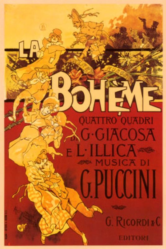 la boheme poster puccini Festival