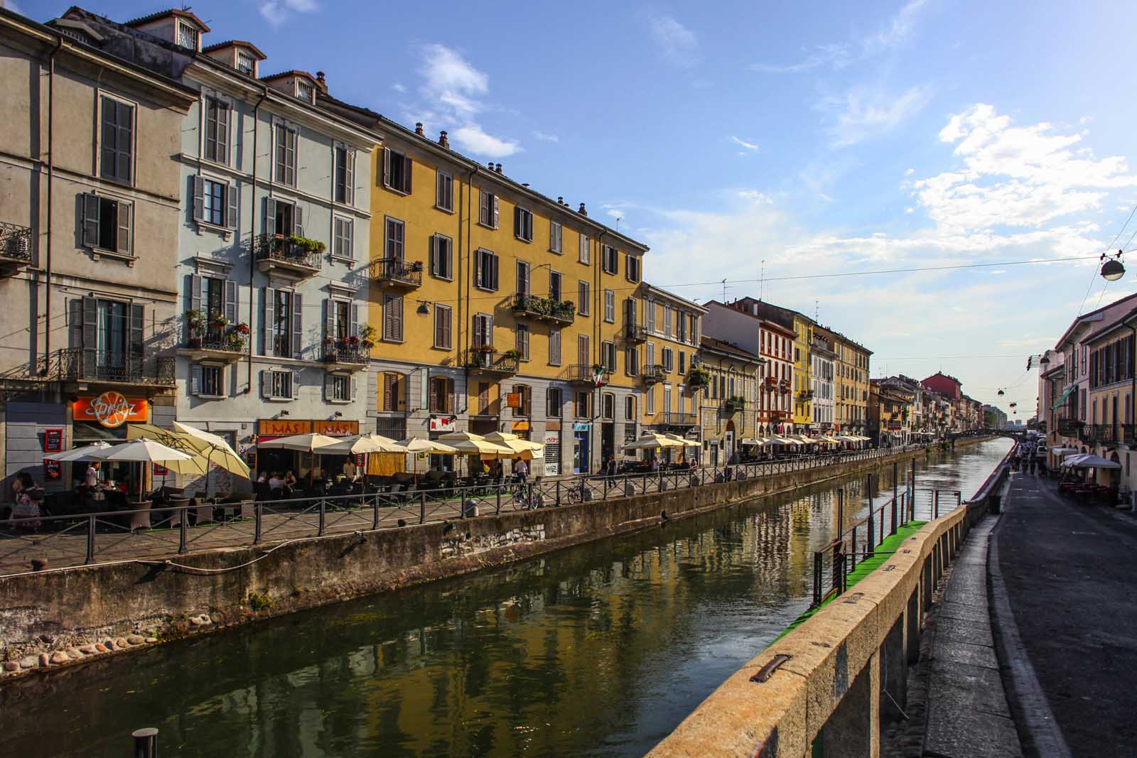 Late evening Aperitivo in Navigli Milan