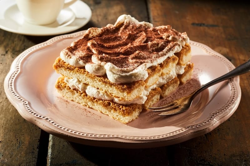 Tiramisu is a must in Italy