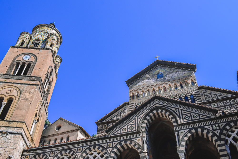 The iconic Duomo of Amalfi in Italy