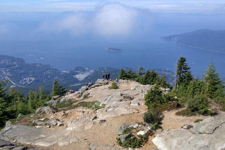 Views from the top of Eagle Bluff hike in West Vancouver, the best hikes in Vancouver, British Columbia