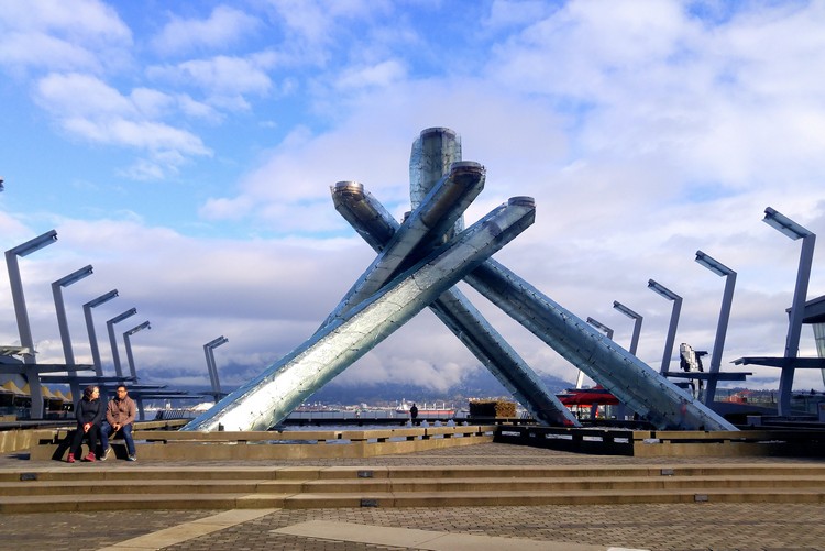 Olympic Cauldron, Jack Poole Plaza, Vancouver