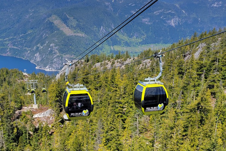 Sea to Sky Gondola in Squamish, British Columbia