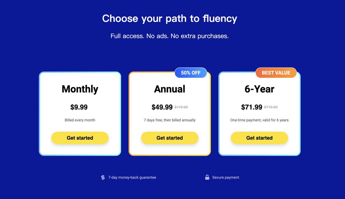 FluenDay pricing updated September 2024