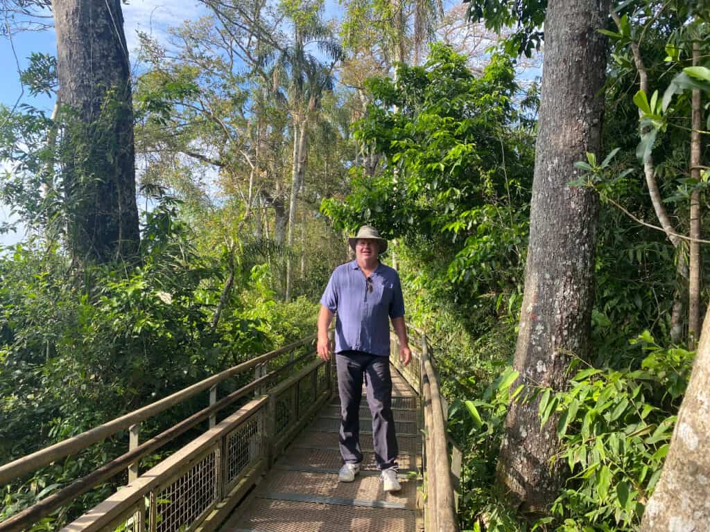 Pathway in Iguazu National Park on one day tour