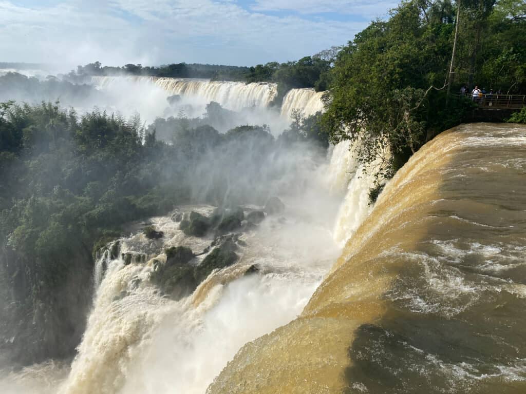 View of Iguazu Falls from the Argentinian side