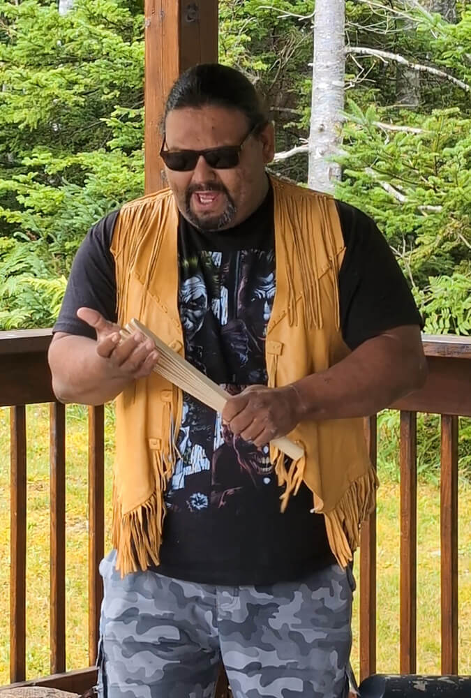 Demonstration of a Traditional Mi'kmaq Instrument :: I've Been Bit! Travel Blog