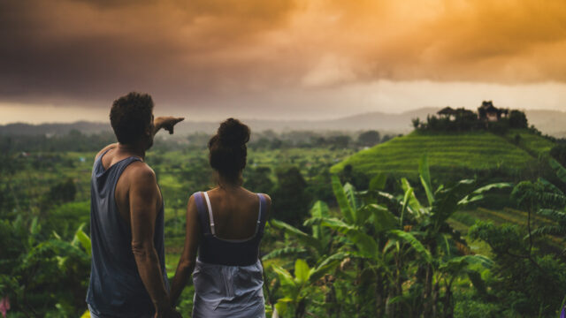 rice terrace in Bali, Indonesia