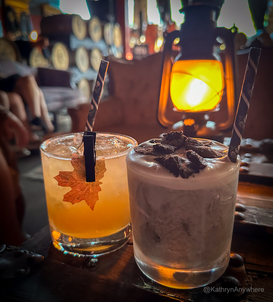 Iron Smoke Distillery fall seasonal cocktails - six feet under and harvest mule