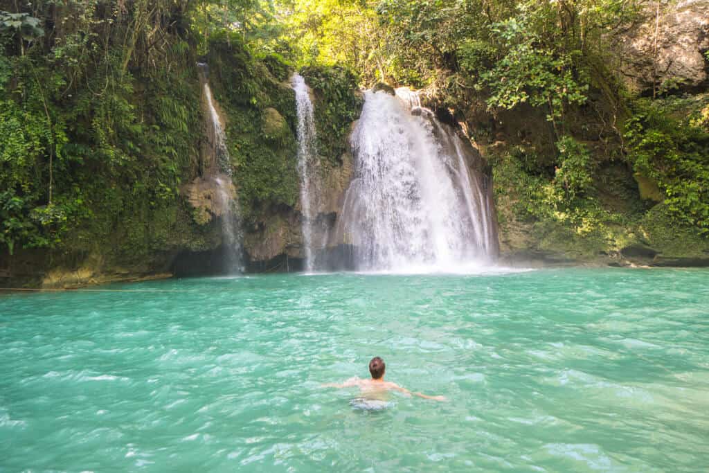 Waterfall on Cebu Island, Philippines