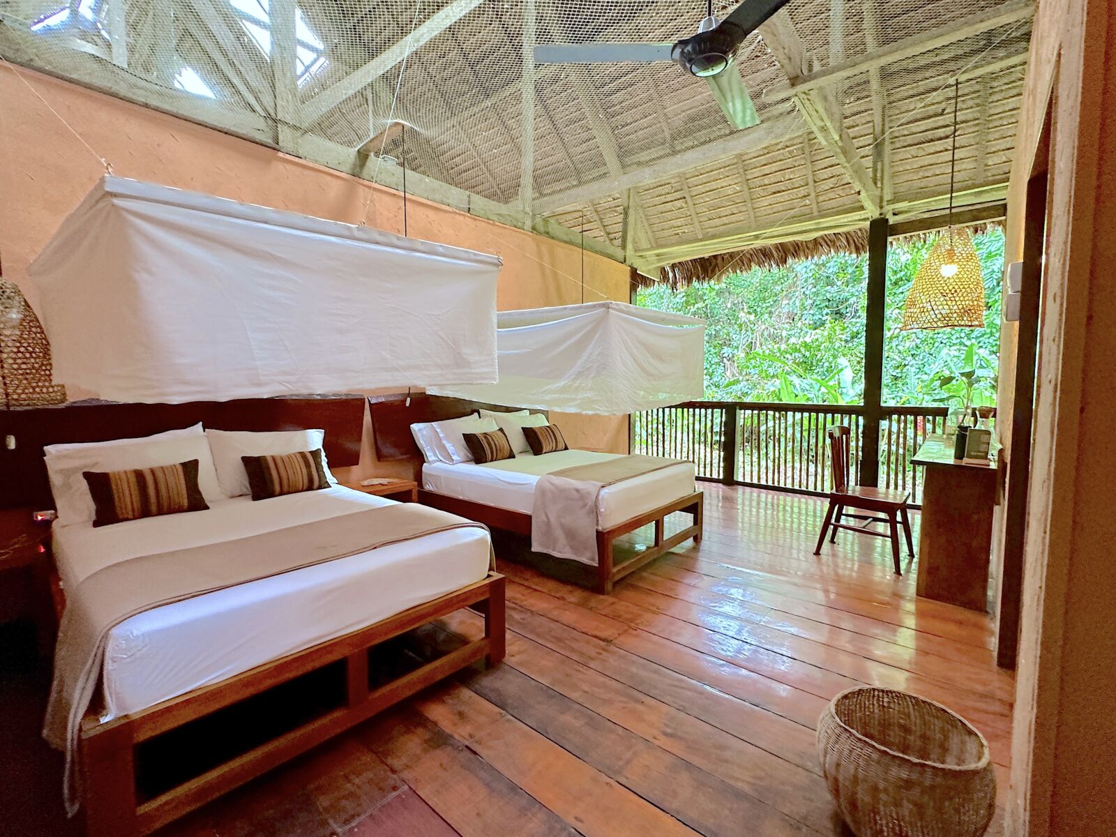 Bedroom at Posada Amazonas lodge