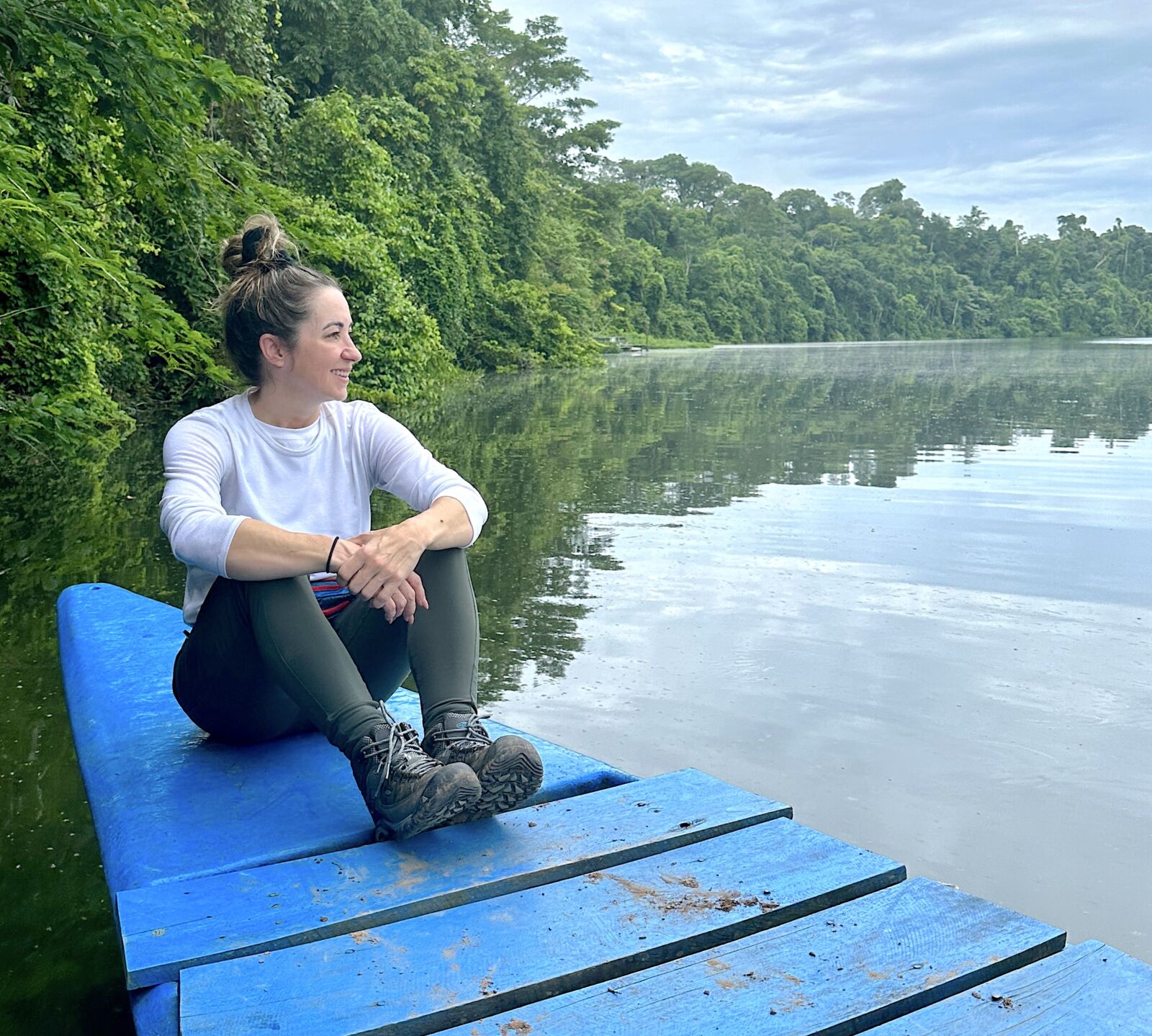 Jenn Smith Nelson on Tres Chimbadas Lake