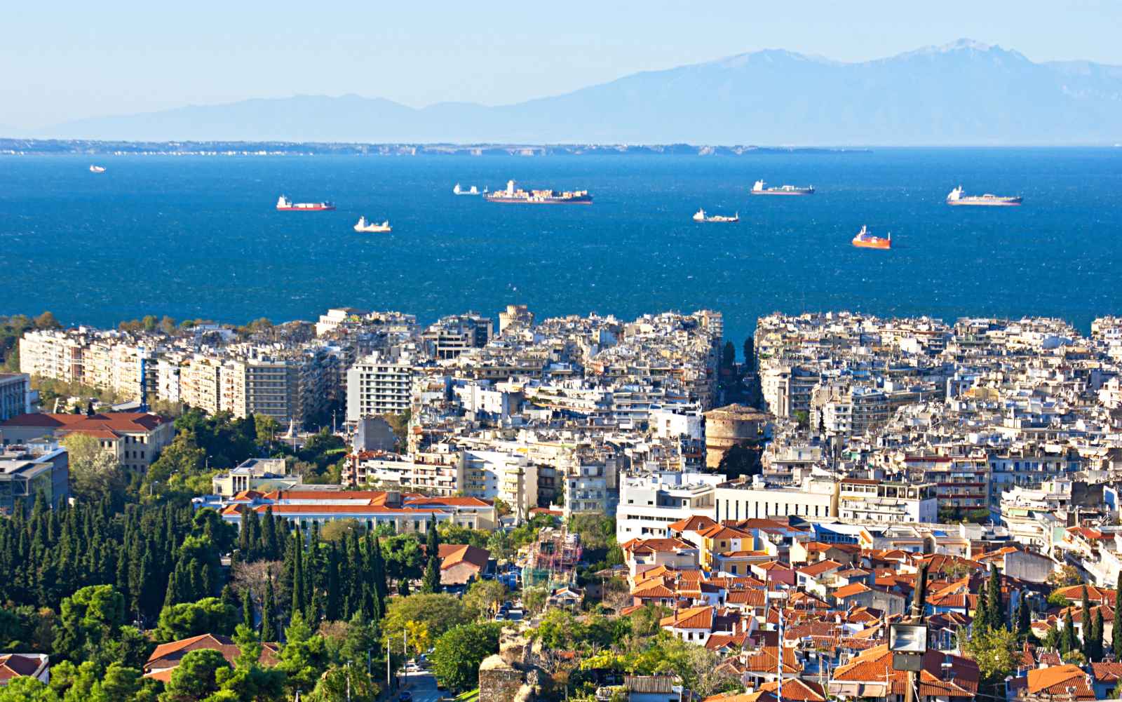 Thessaloniki from above