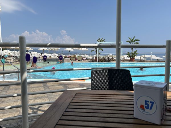 Kid-friendly pool in Bagni Lido, Arenzano, Italy