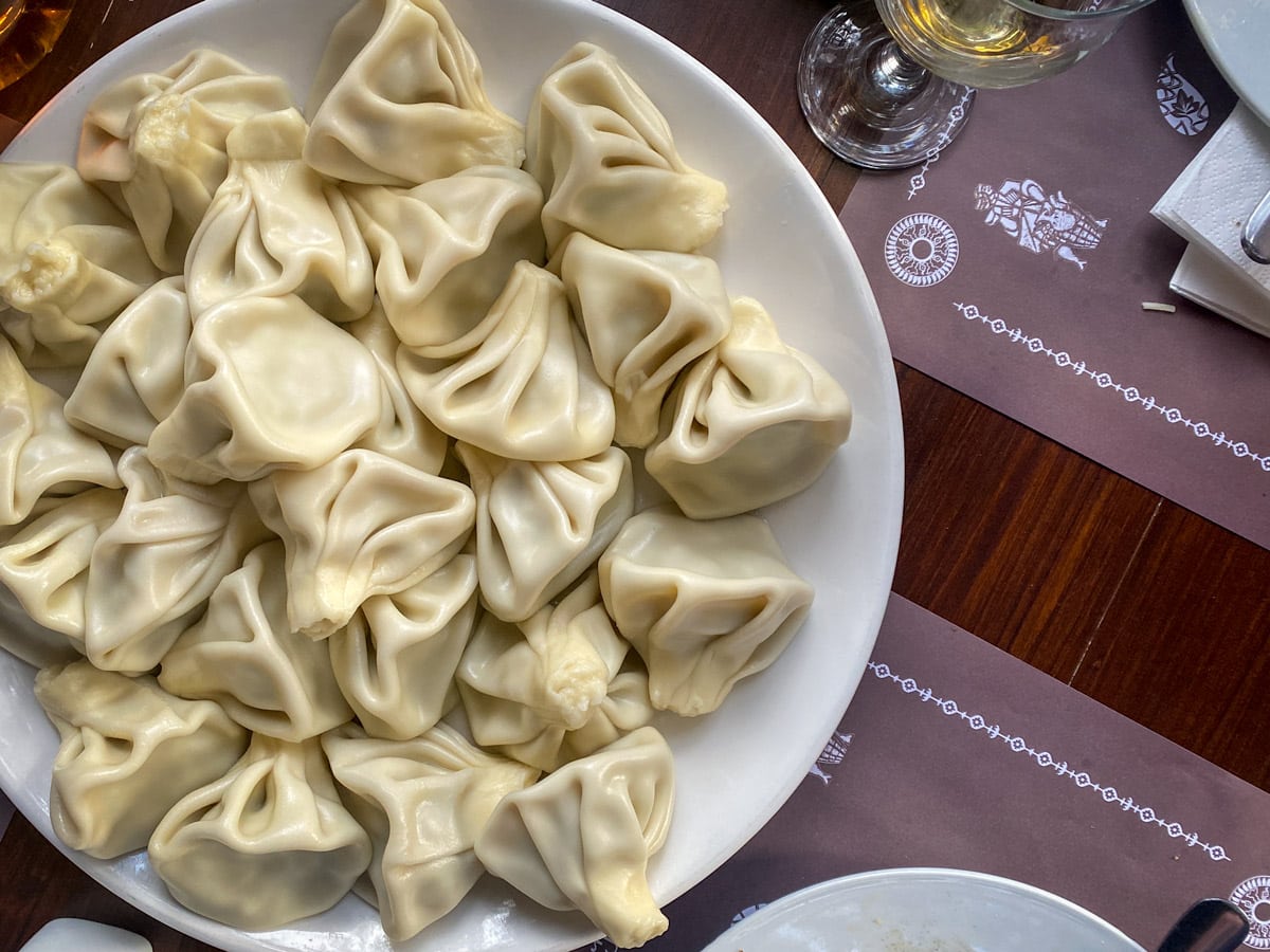 Khinkalis, Georgia’s excellent mince-stuffed soupy dumplings, are one of Europe's best dishes