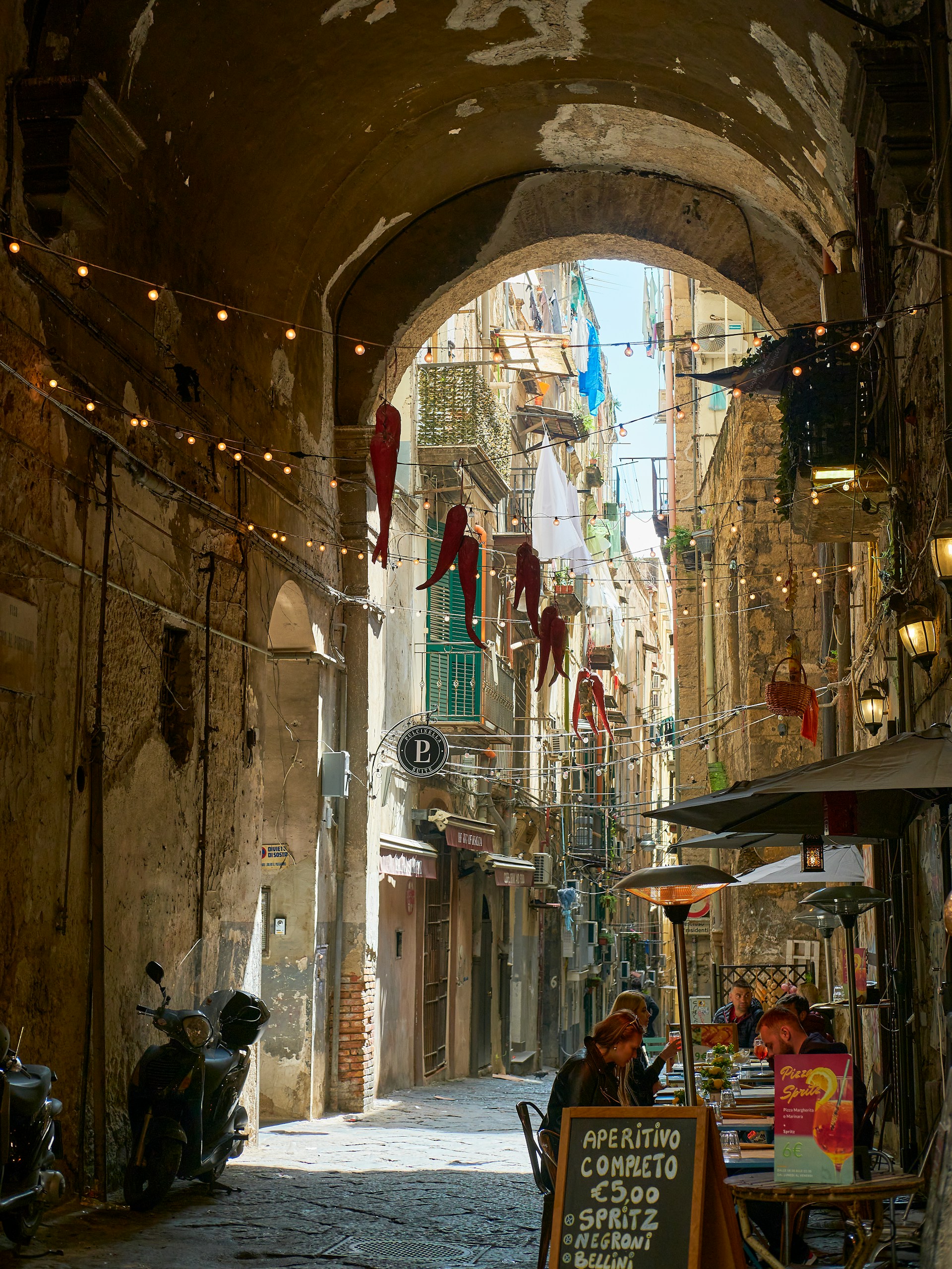 The old town of Naples