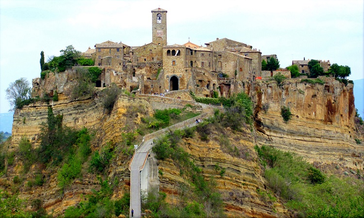 A village that feels locked in time. Civita di Bagnoregio is a medieval hilltop gem where you won't find any cars.