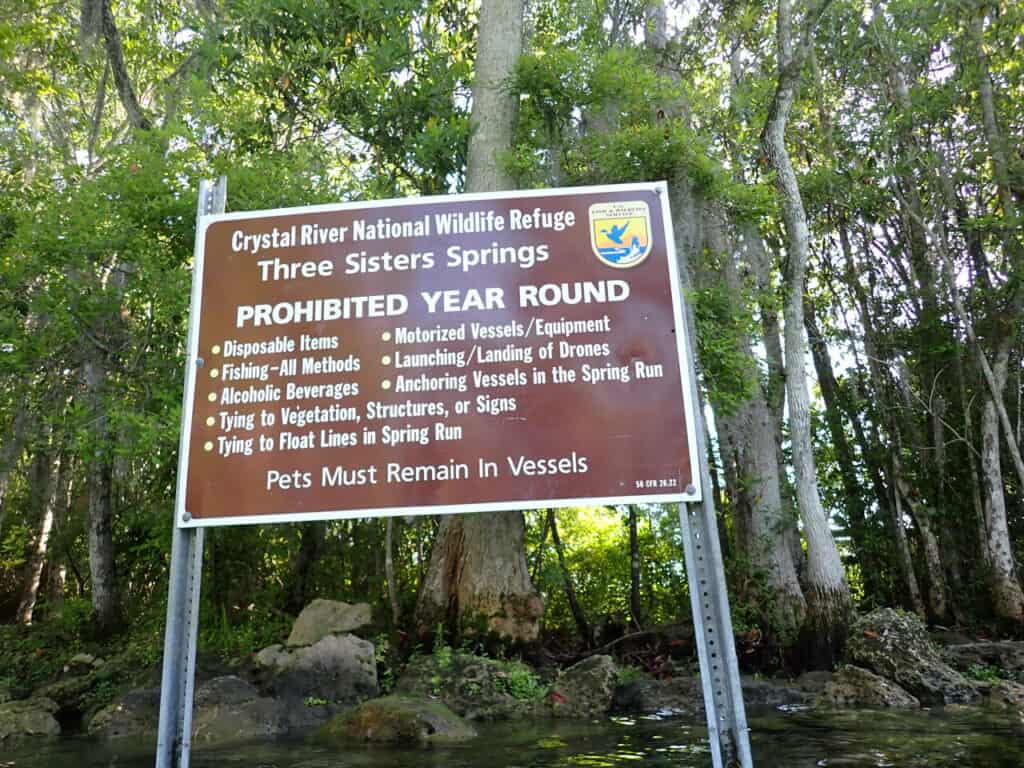 Three Sisters Springs in Florida