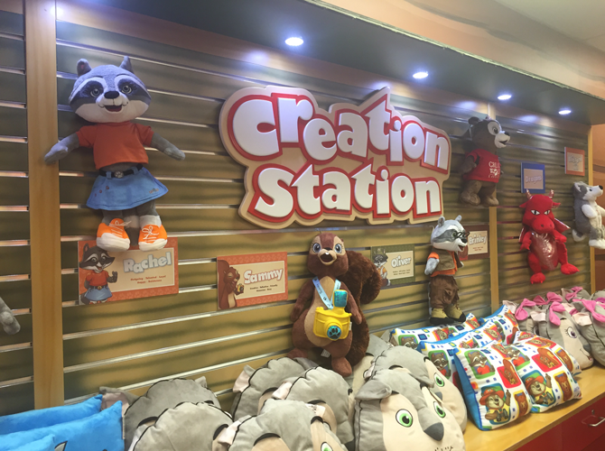 Great Wolf Lodge Tips | Great Wolf Kid Options at the Creation Station at Great Wolf Lodge