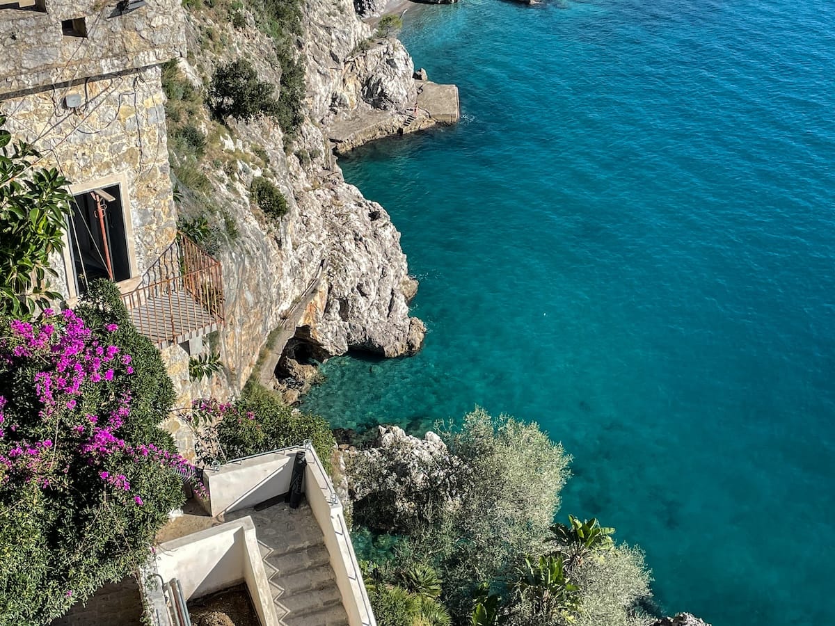 The Amalfi Coast (best reached with a group tour from Rome)