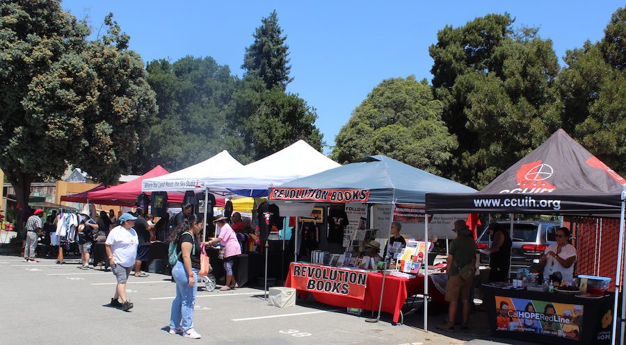 Vendors at Oakland, California's Indigenous Red Market