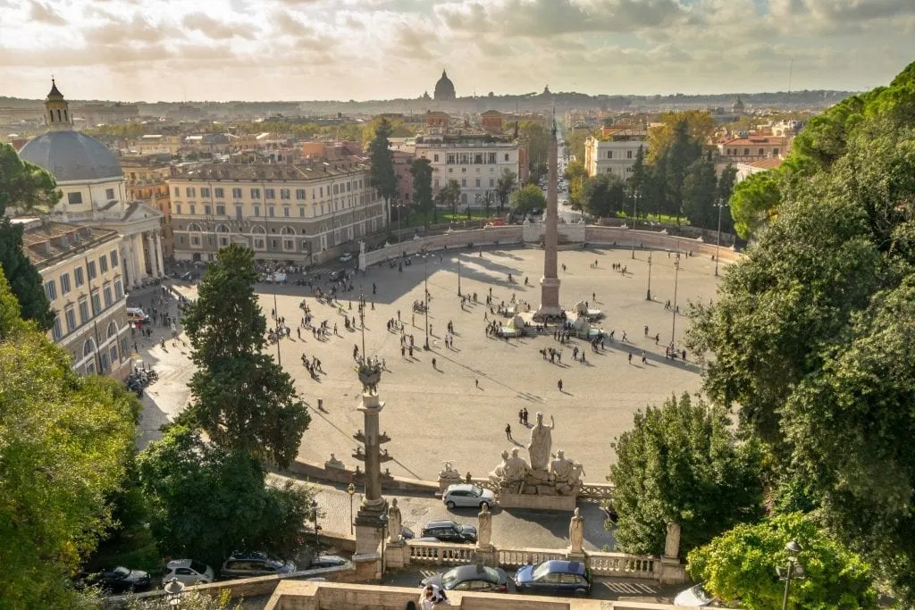 Piazza del Popolo in Rome