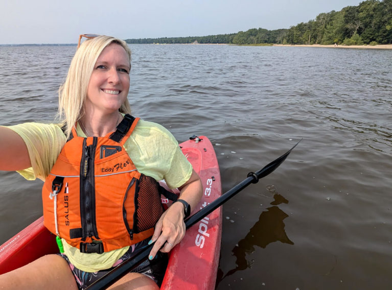 Lindz Kayaking in Oka National Park :: I've Been Bit! Travel Blog