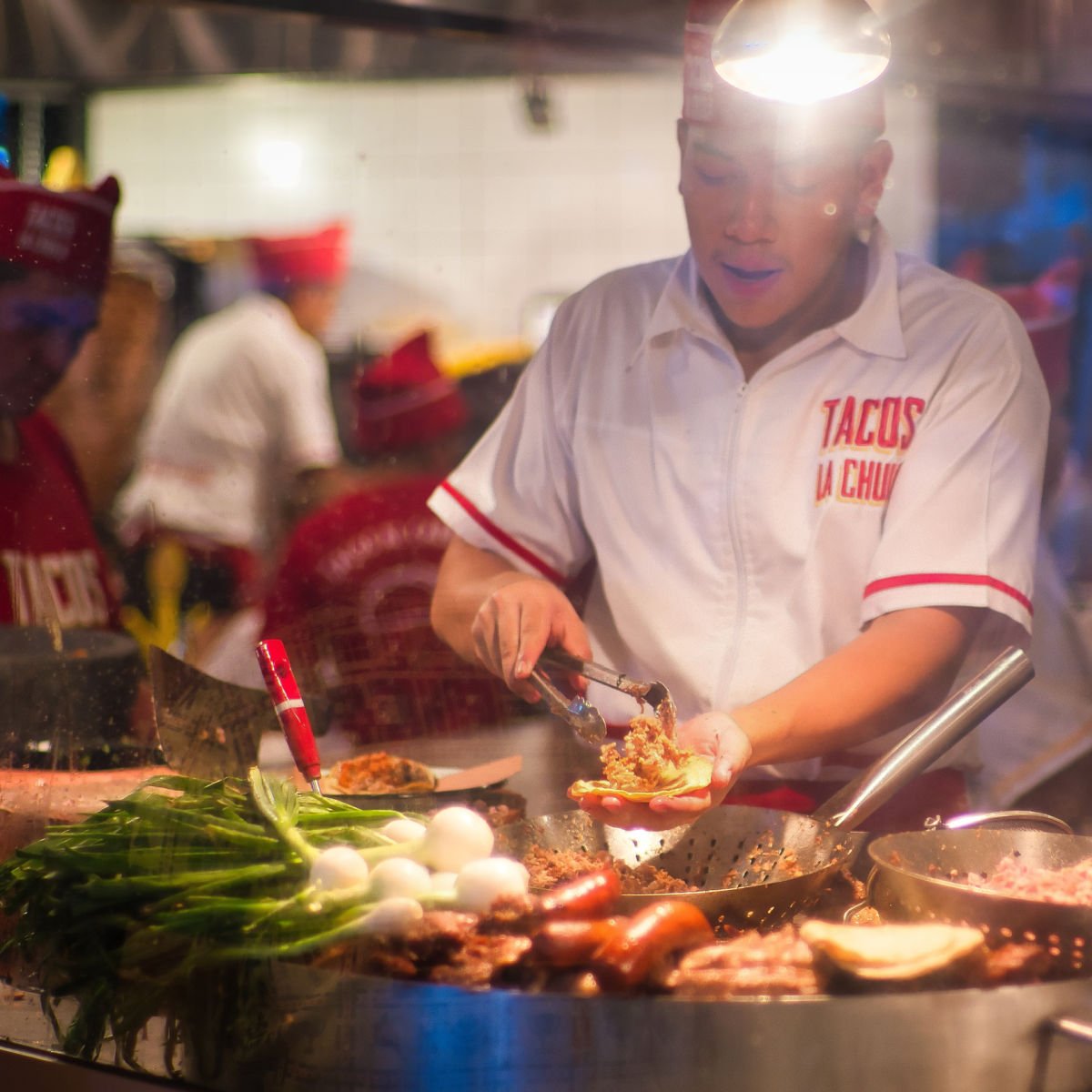 Taco vendor in Mexico City