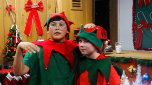 Santa's elves in Merritt, BC Canada