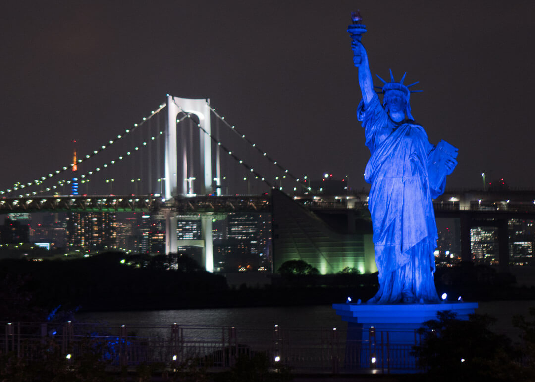 Statue of Liberty in Odaiba, Tokyo