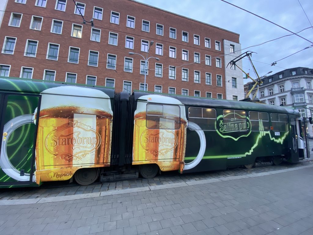 Salina Pub tram tour in Brno, Czech Republic