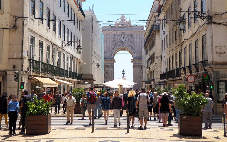 Rua Augusta Triumphal Arch, Lisbon, Portugal