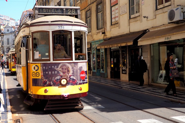 Tram, Photos of Lisbon, Portugal