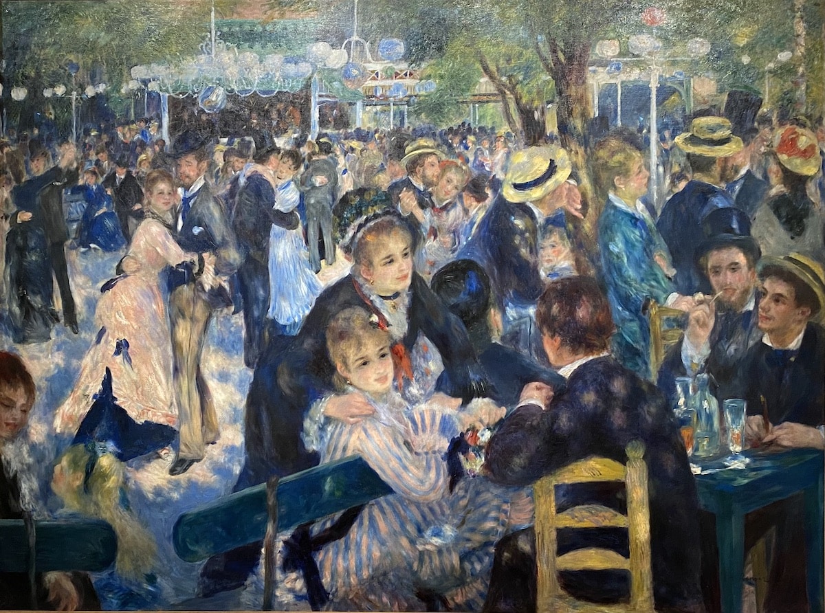 Renoir's painting called Dance at le Moulin de la Galette.