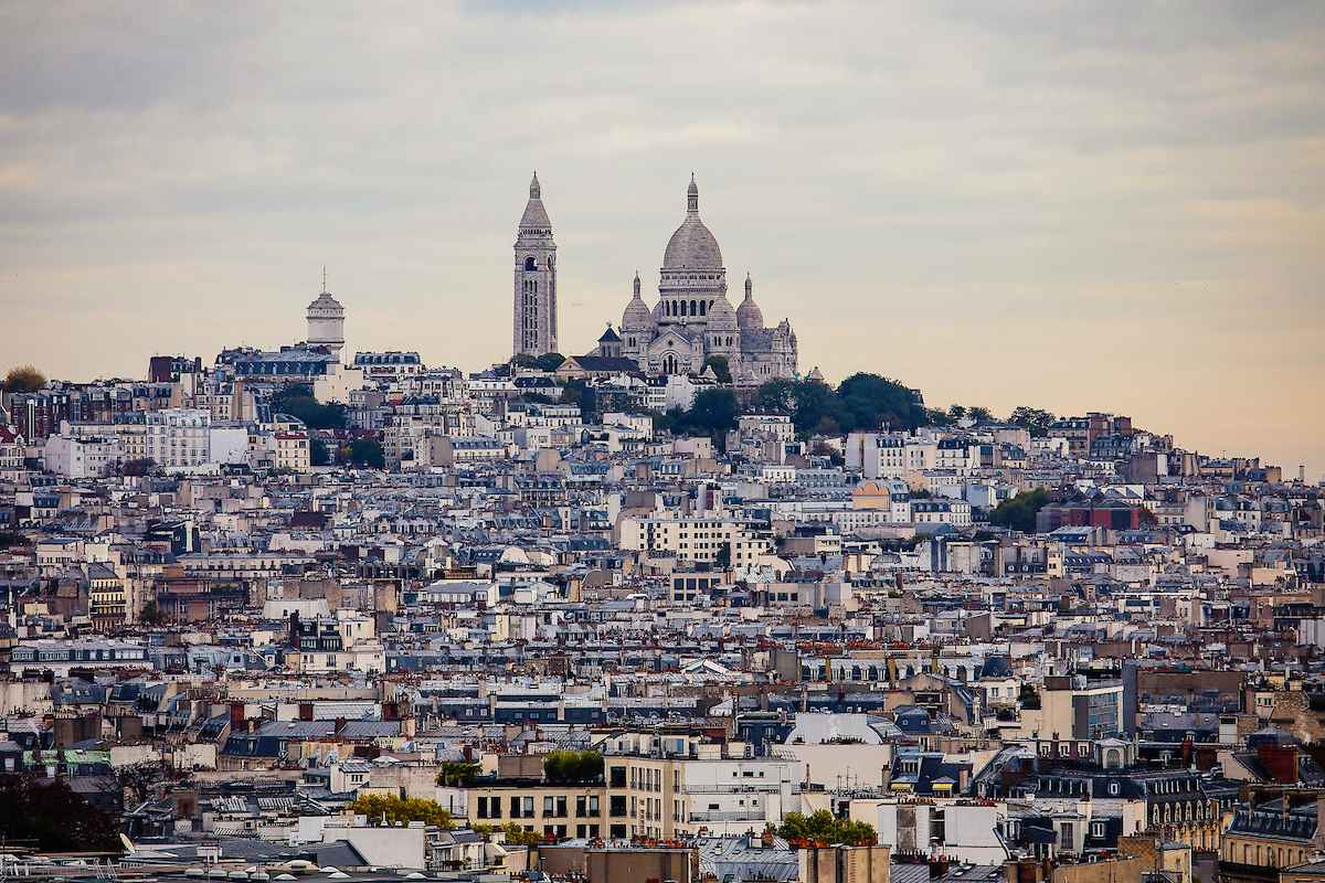 Skyline of Montmartre.