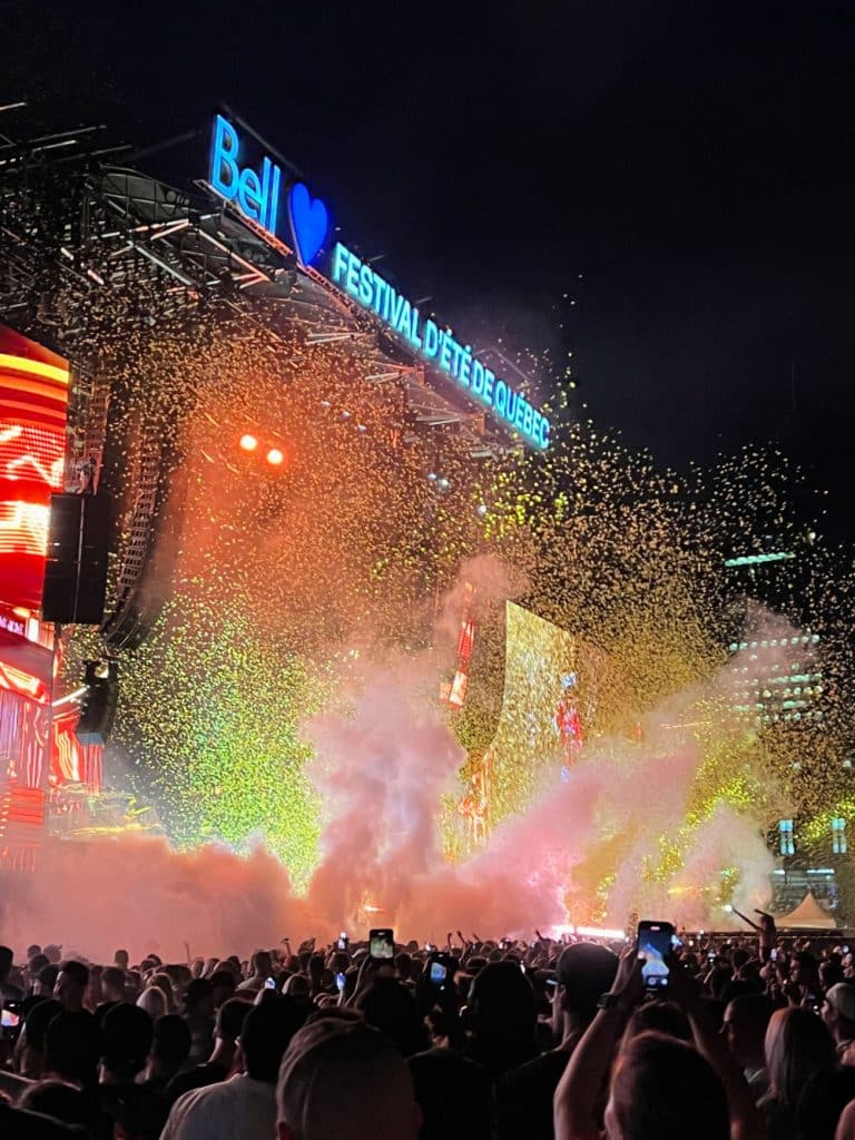 50 cent performs at feq quebec city