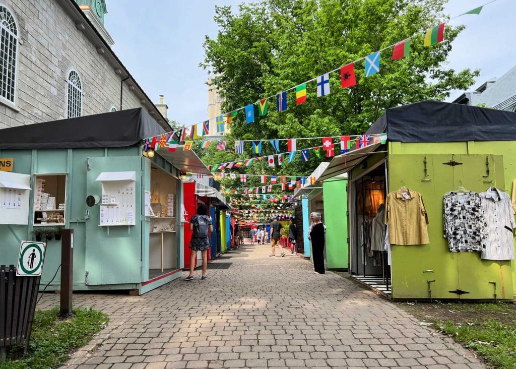 artisan market in quebec city