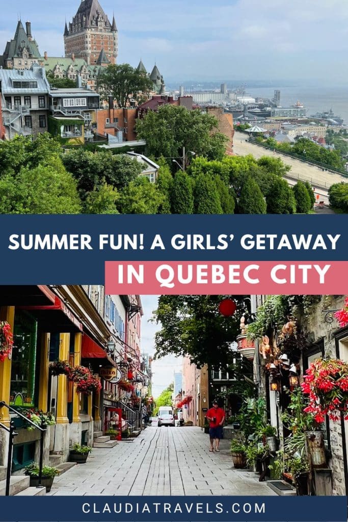 🌞✨ Escape to the charm of Quebec City this summer for the ultimate girls' getaway! Picture-perfect cobblestone streets, vibrant festivals, and delightful cafes set the scene for unforgettable memories. Explore historic landmarks, shop in quaint boutiques, and savor exquisite cuisine with your besties. Whether it's soaking up the sun by the waterfront, enjoying outdoor concerts, or indulging in spa days, Quebec City has it all. Discover hidden gems and create lasting bonds on this dream summer escape. Let the adventure begin! 💕🗺️🍹 #GirlsGetaway #QuebecCity #SummerVibes