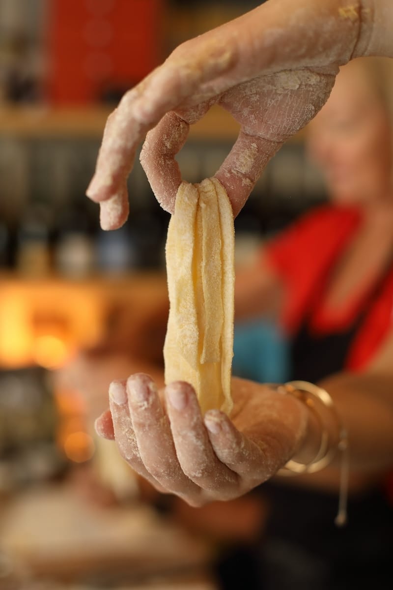 Learning about different types of Italian pasta