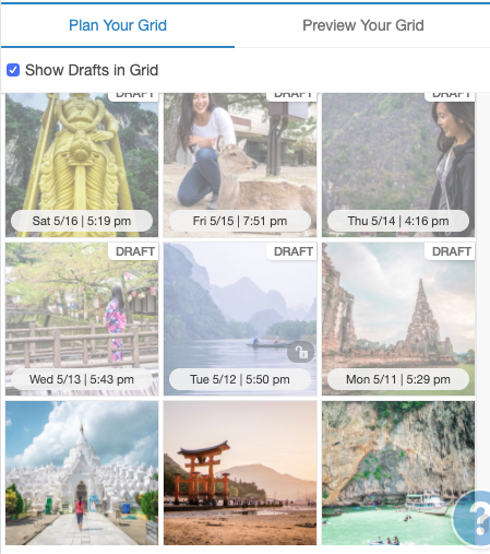 How to use Tailwind for Instagram - grid