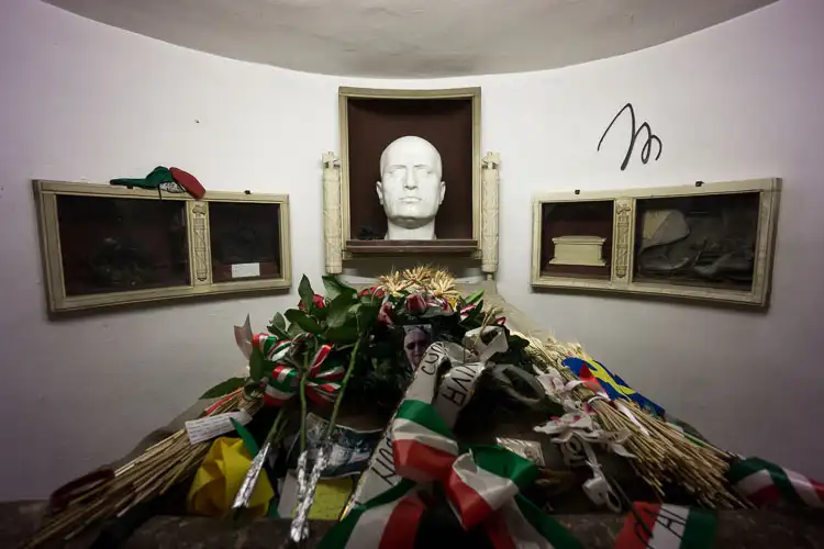 Mussolini's tomb