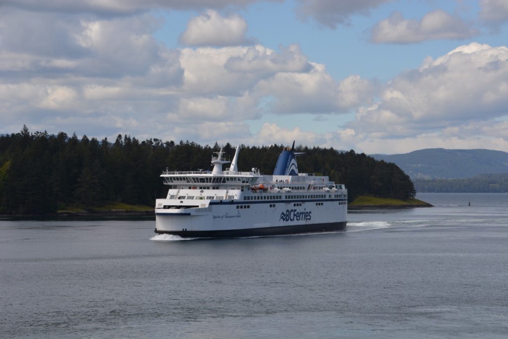 BC Ferries ferry from Vancouver to Victoria