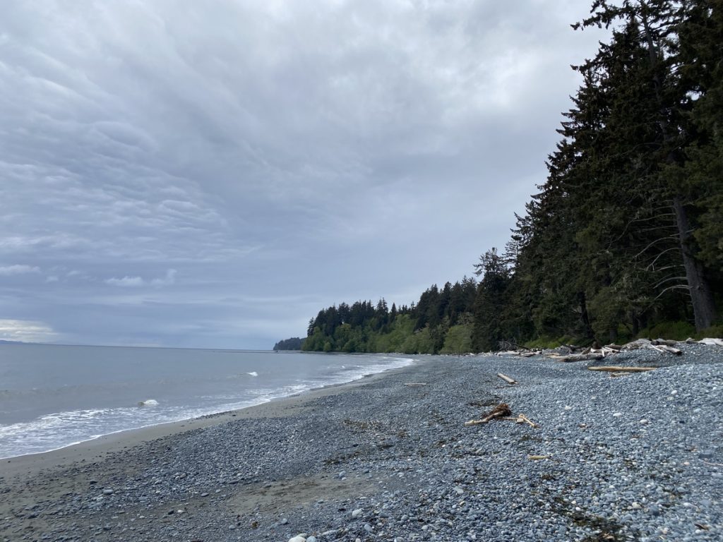 Sandcut Beach along the Pacific Marine Circle Route on Vancouver Island