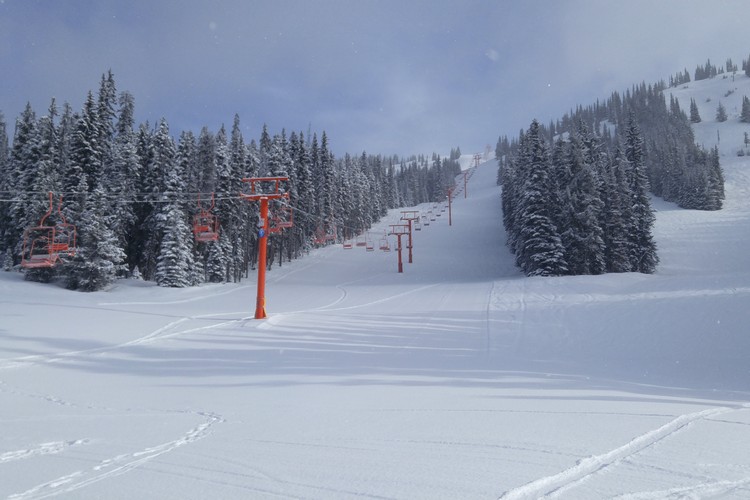 Chair lift at Manning Park Resort in British Columbia