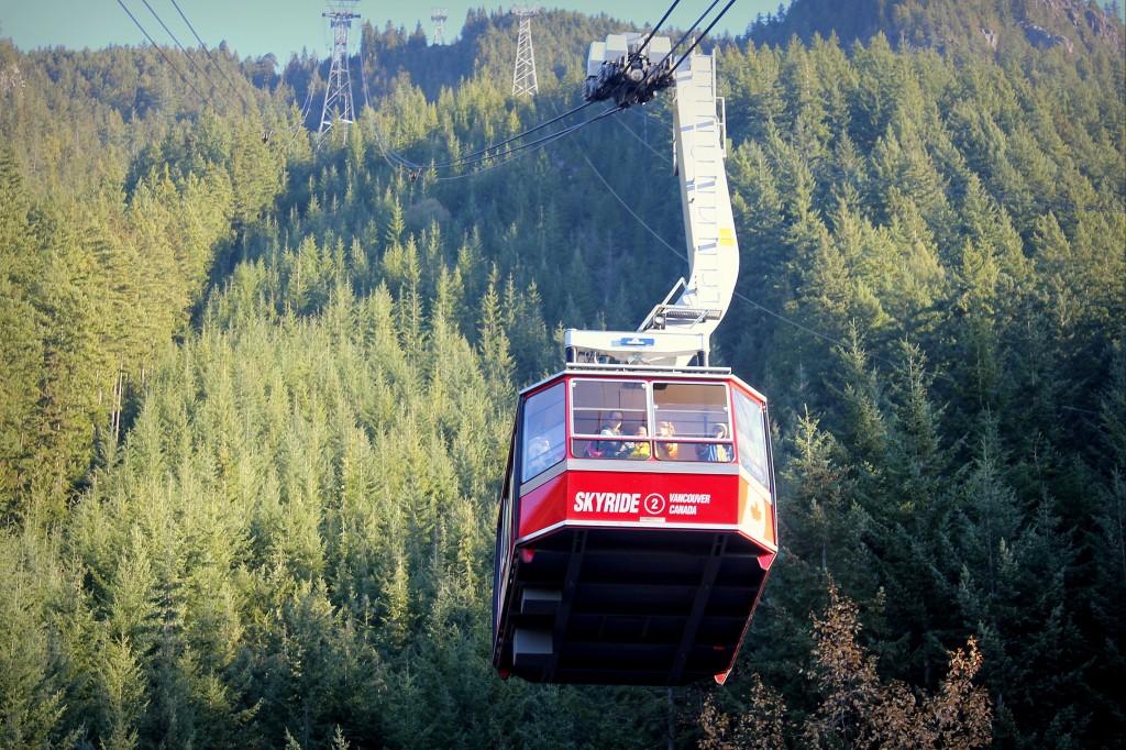 Grouse Mountain Skyride to ski area