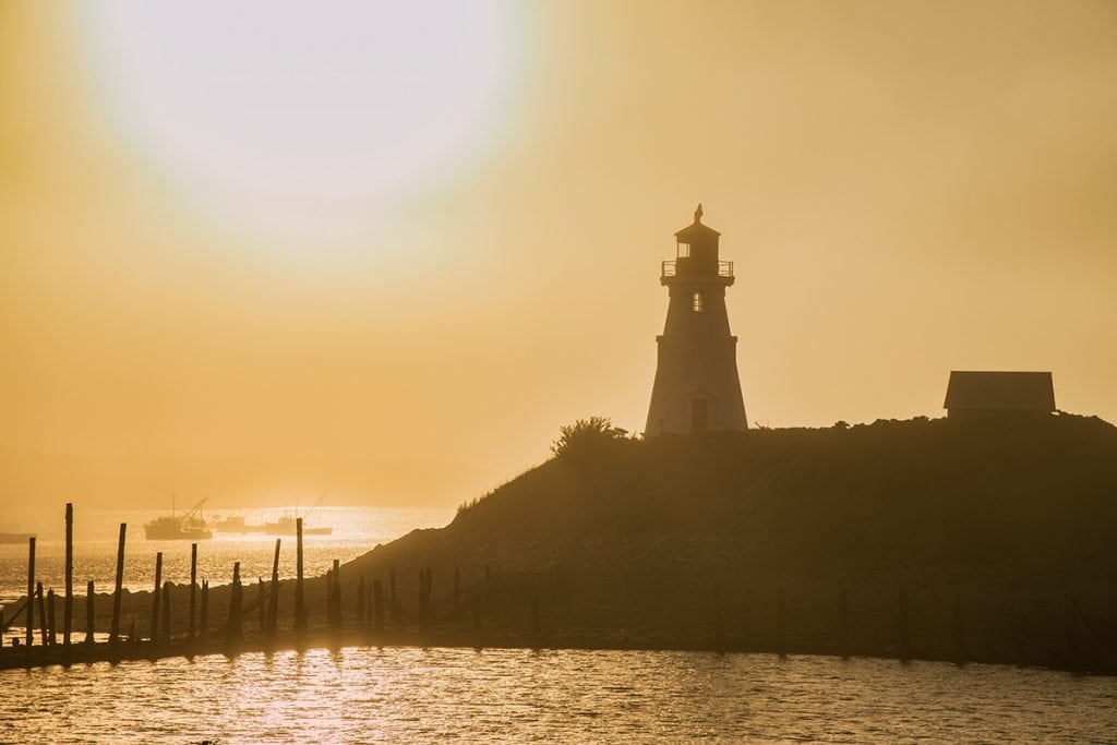 Mulholland Lighthouse, New Brunswick.