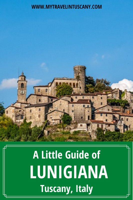 Cover Pinterest for the article about Lunigiana Italy Tuscany