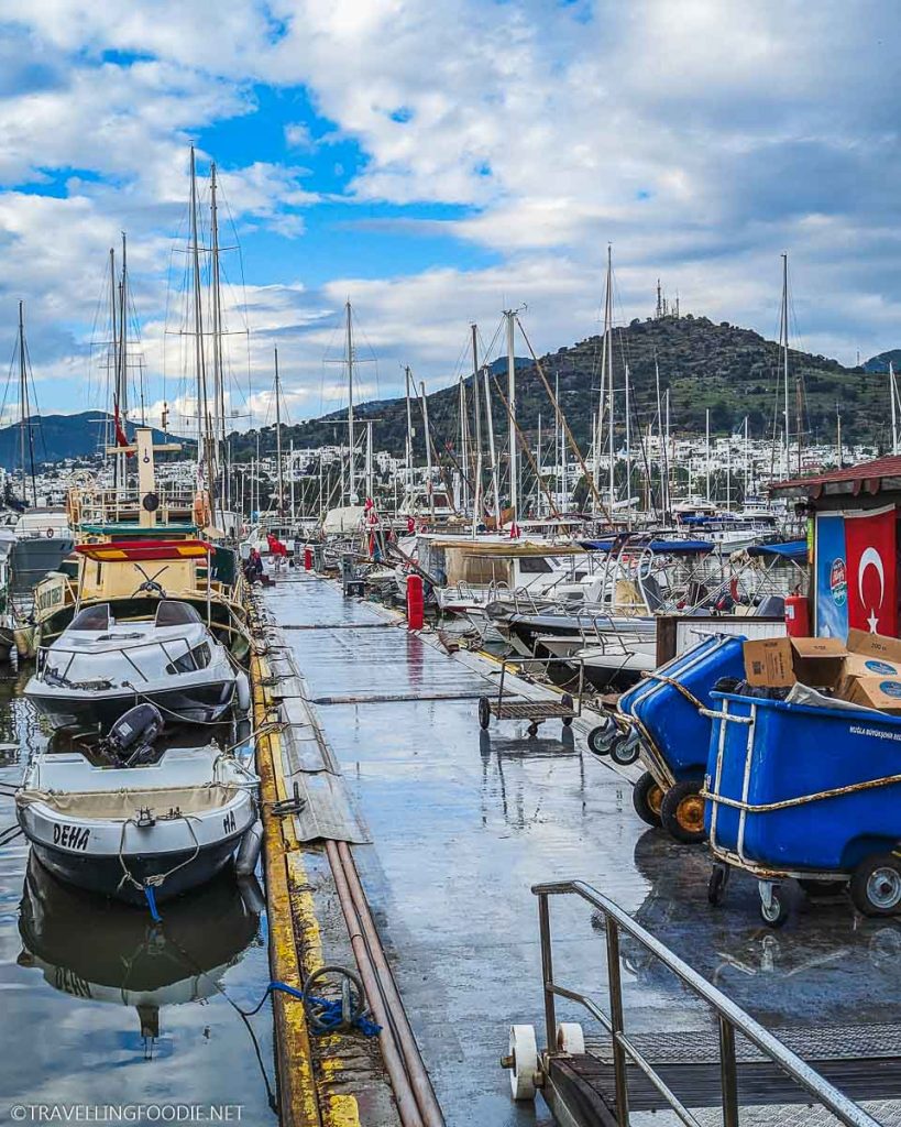 Bodrum Harbour in Turkey