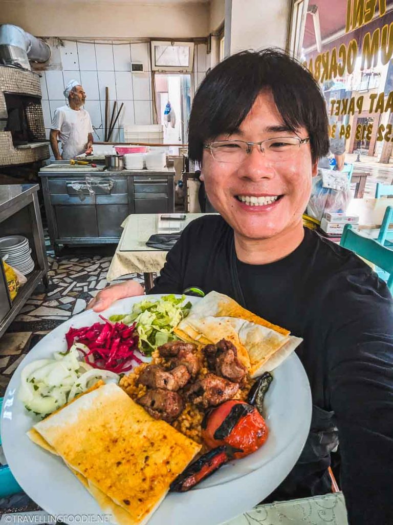 Travelling Foodie Raymond Cua with Turkish food at Yeni Bodrum Ocakbasi in Turkiye