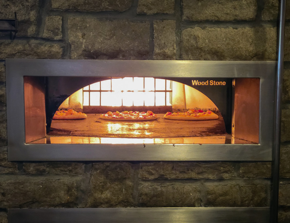 PIzza Oven in Cowbell Brewery Blyth Ontario